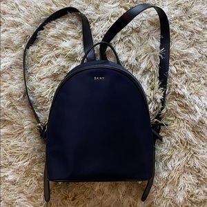 Navy blue DKNY backpack